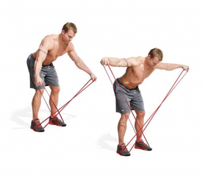 Band Bent Over Side Lateral